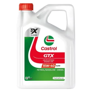 Castrol GTX 15W-40 A3/B3 Engine Oil 4L