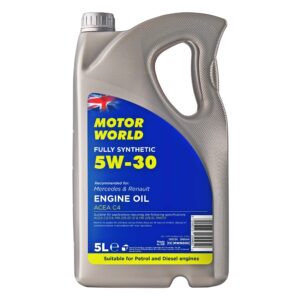 Motor World 5W-30 C4 Fully Synthetic Engine Oil 5L